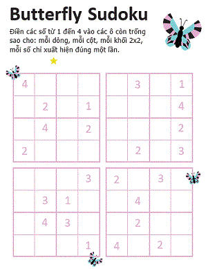 Sudoku 4 x 4