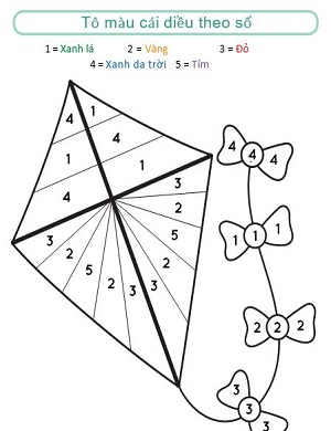 Tô màu cho cái diều