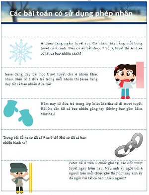 Bài toán liên quan đến phép nhân