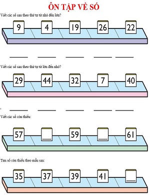 Ôn tập về số(Bài 8)