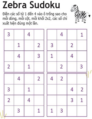 Sudoku 4 x 4