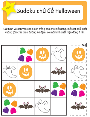 Sudoku chủ đề Halloween