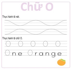 Tập viết chữ O