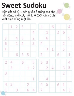 Sudoku 6 x 6