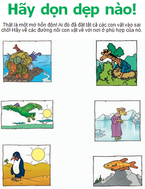 Nơi động vật sinh sống