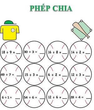 Chia cho số có 1 chữ số