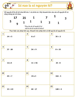 Số nào là số nguyên tố